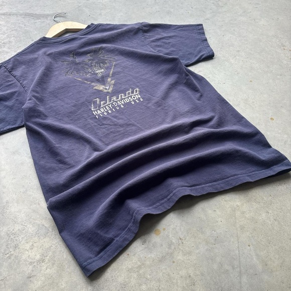 Harley-Davidson Men's Blue Graphic Tee - Picture 3 of 8